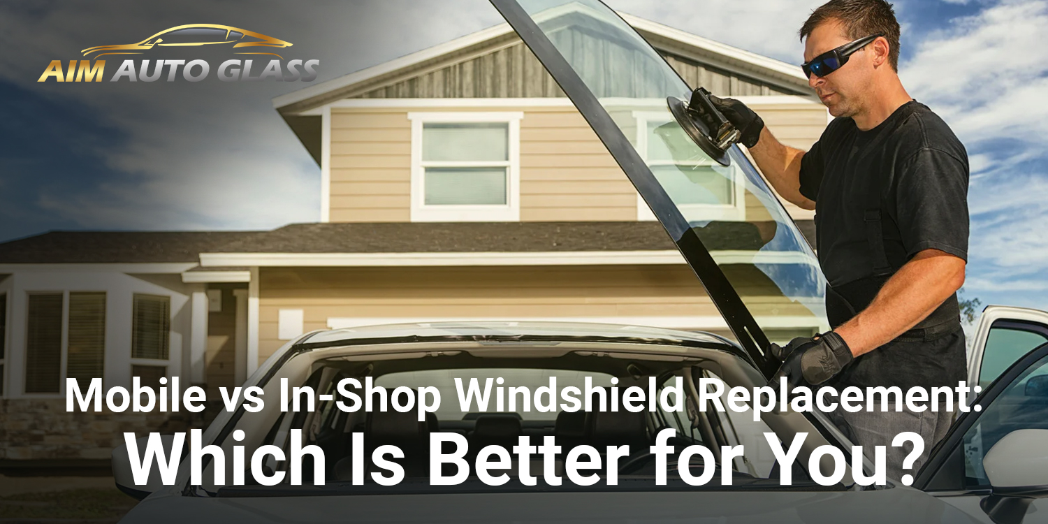 Mobile vs in-shop windshield replacement service