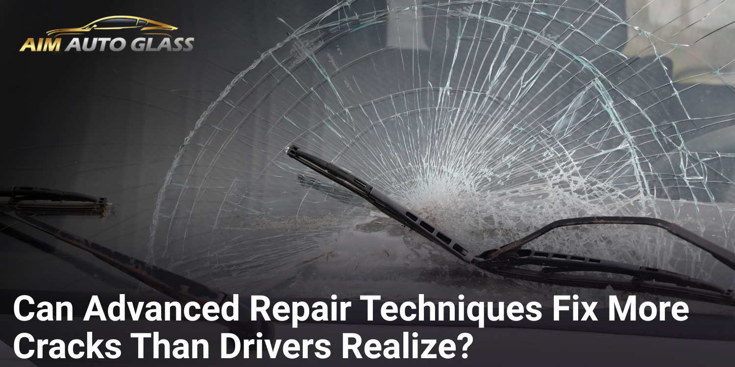 Windshield crack repair using advanced resin technology