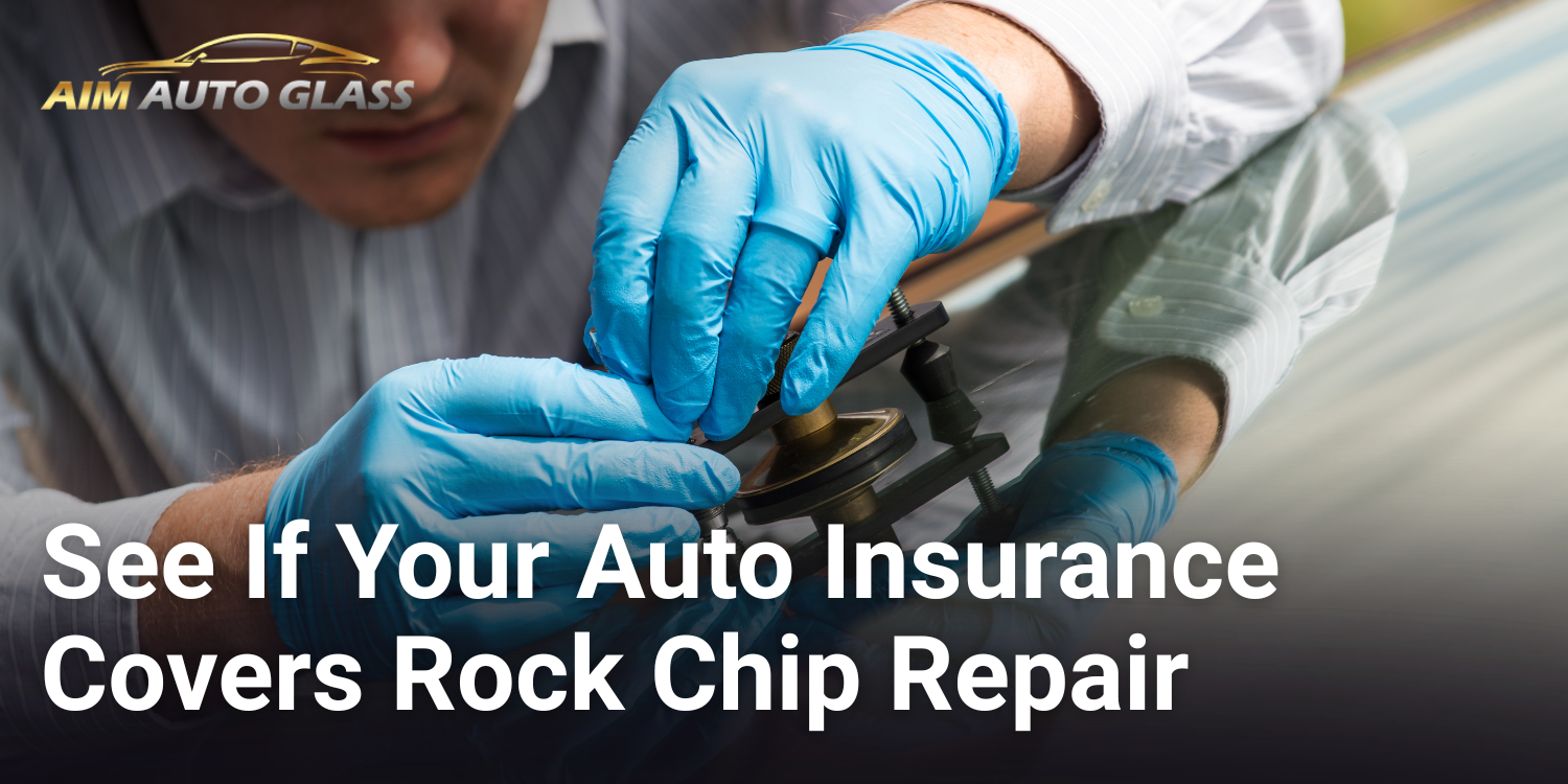 Checking if auto insurance covers windshield rock chip repair